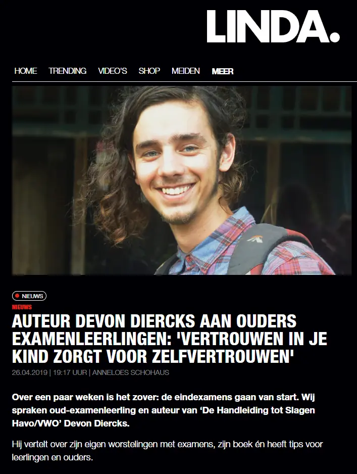 Foto van Devon Diercks in LINDA